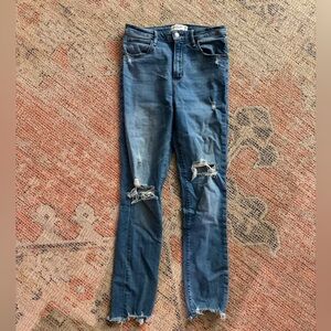 Abercrombie, The super skinny ankle high-rise